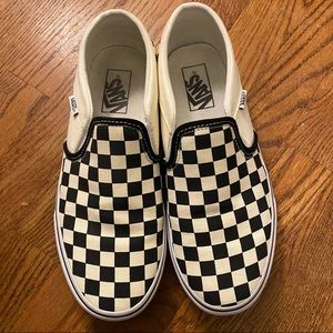 Checkered Slip-On Vans